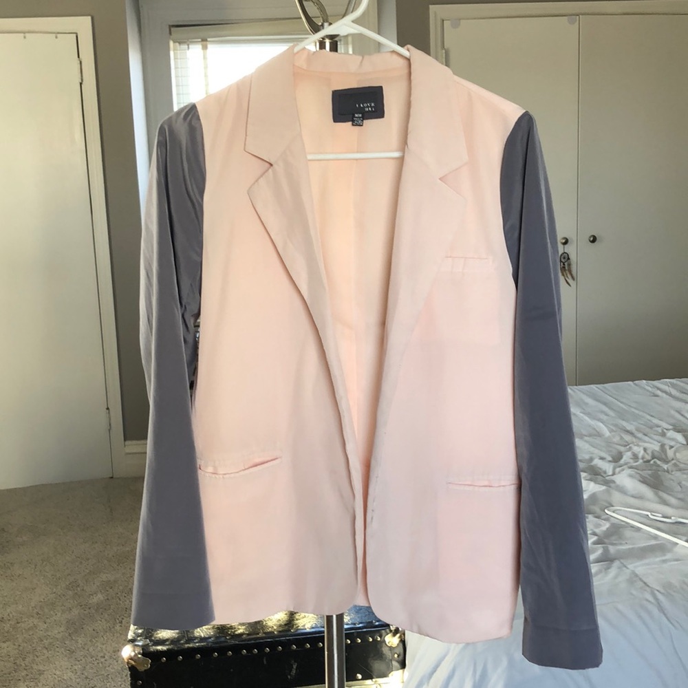 Trendy Casual Colorblock Blazer
